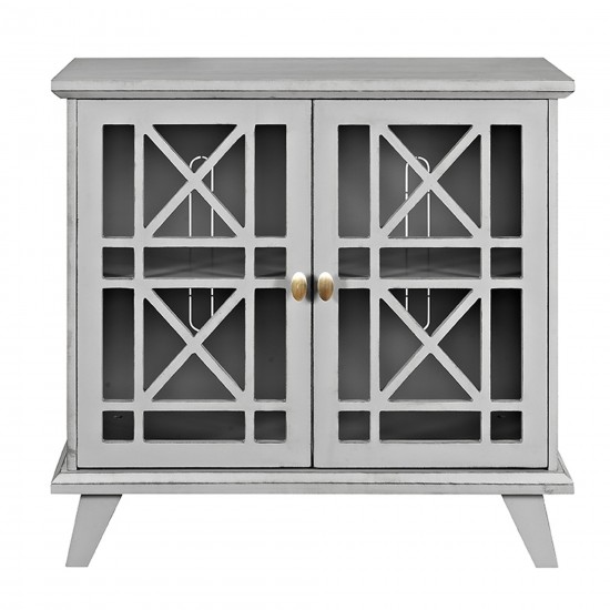 32" Accent Storage Cabinet - Grey