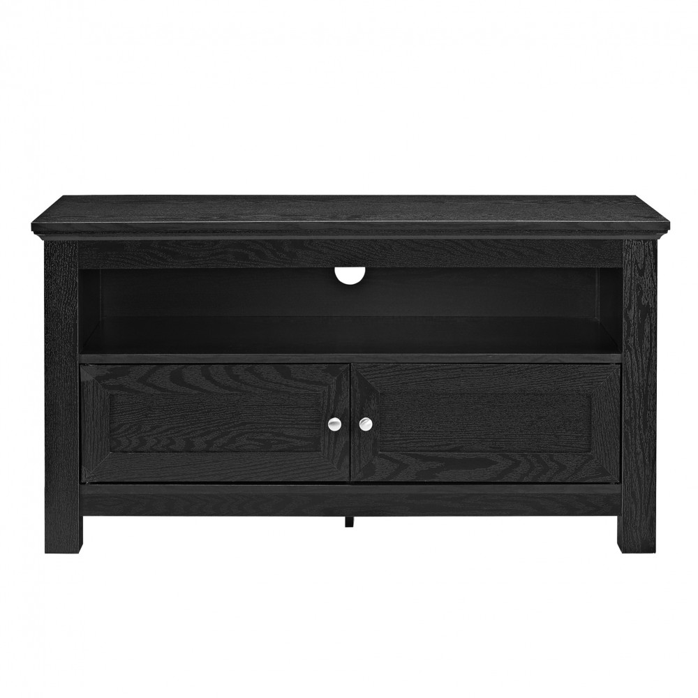 Cortez 44" Wood TV Stand - Black