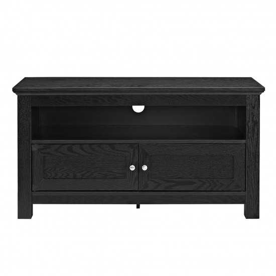 Cortez 44" Wood TV Stand - Black