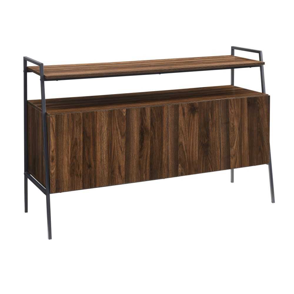 52" Urban Industrial TV Stand - Dark Walnut 52" Urban Industrial TV Stand - Dark Walnut