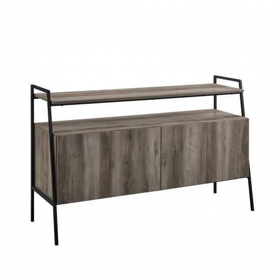 Arlo 52" Urban Industrial TV Stand - Grey Wash