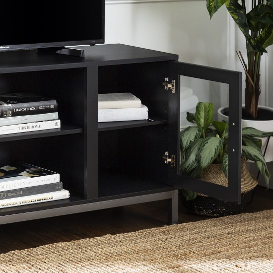 Avenue 52" Modern TV Stand - Black