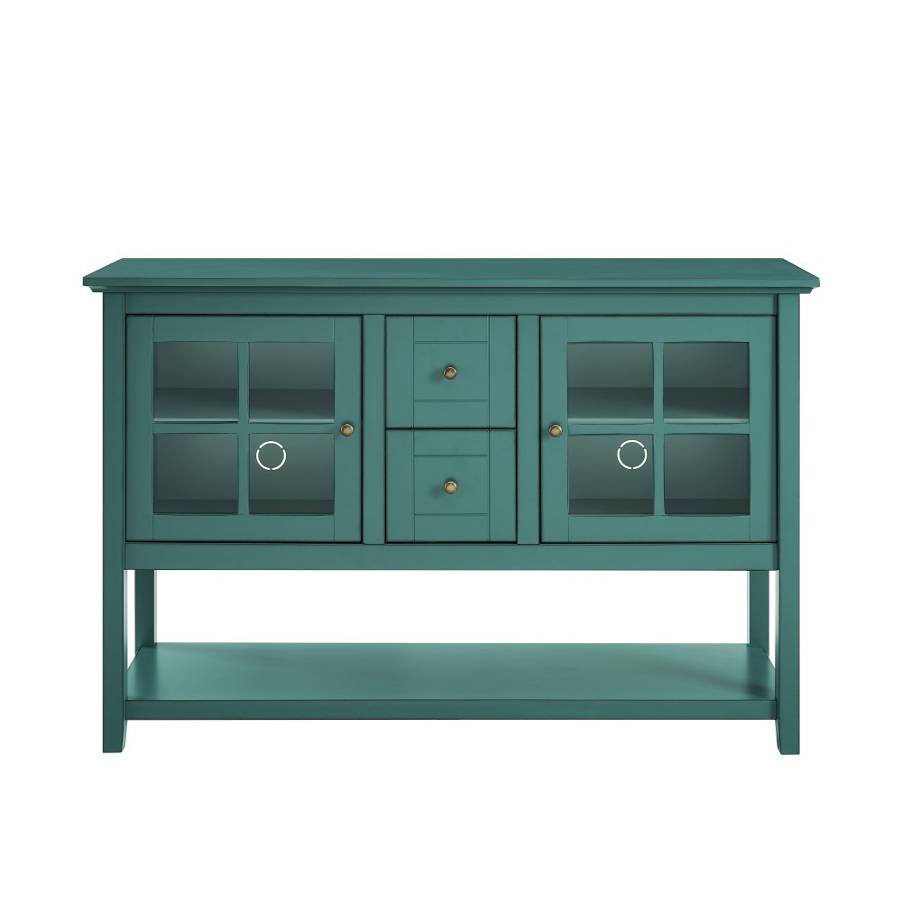 52" Wood Sideboard -  Antique Dark Teal