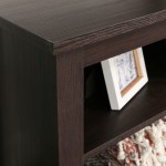 58" Simple Wood TV Stand - Espresso