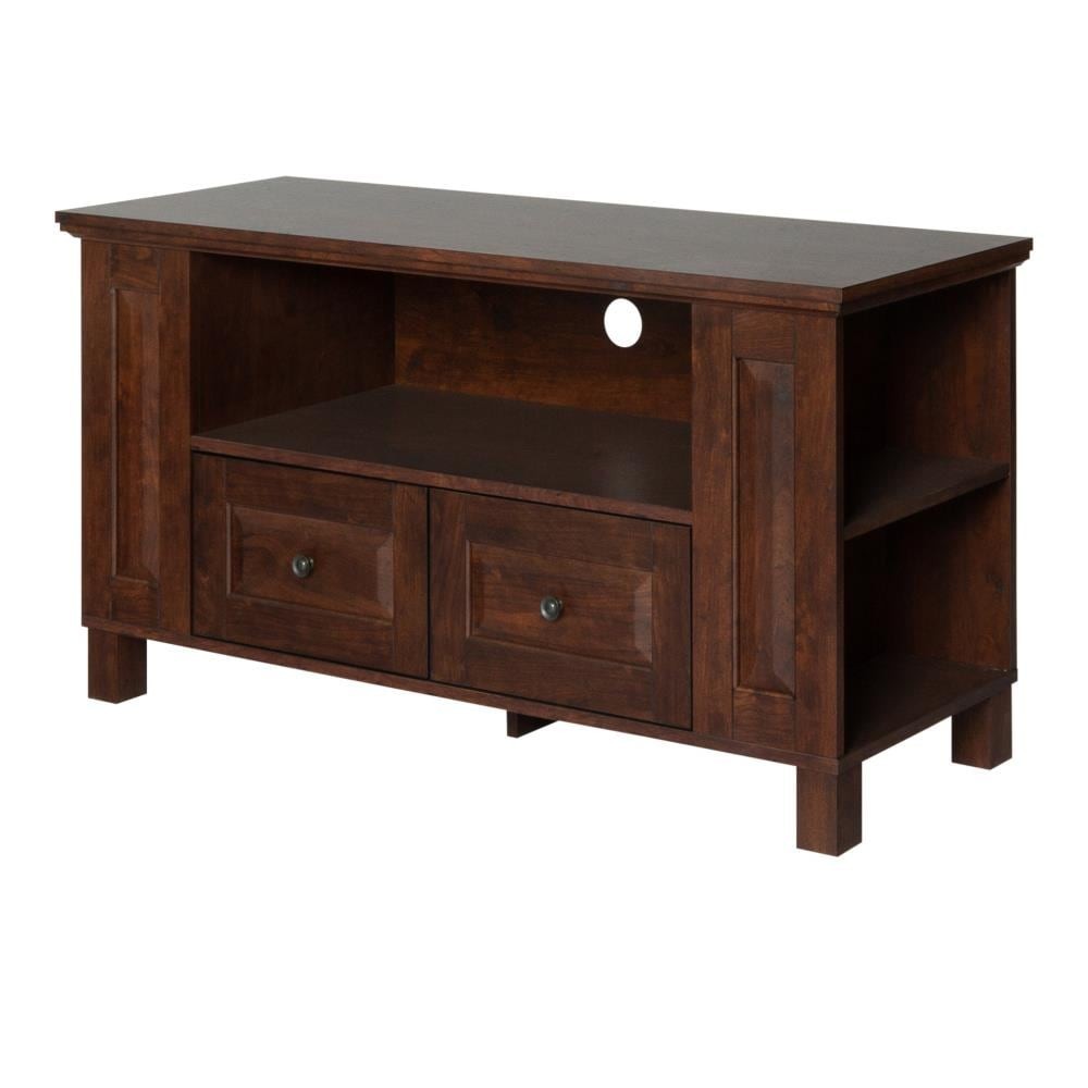 Columbus 44" Traditional Wood TV Stand - Brown