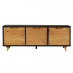 48" Ivy Storage Bench - Caramel/Black