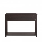 48" Mission Storage Entry Table - Espresso