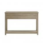 48" Mission Storage Entry Table -Driftwood