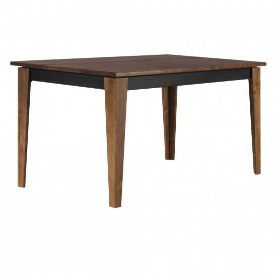 Vera 60" Solid Wood Plank Top Dining Table - Brown