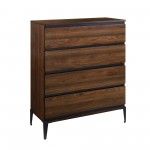 Elroy 36" Urban 4 Drawer Chest - Dark Walnut