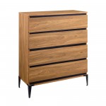 Elroy 36" Urban 4 Drawer Chest - English Oak