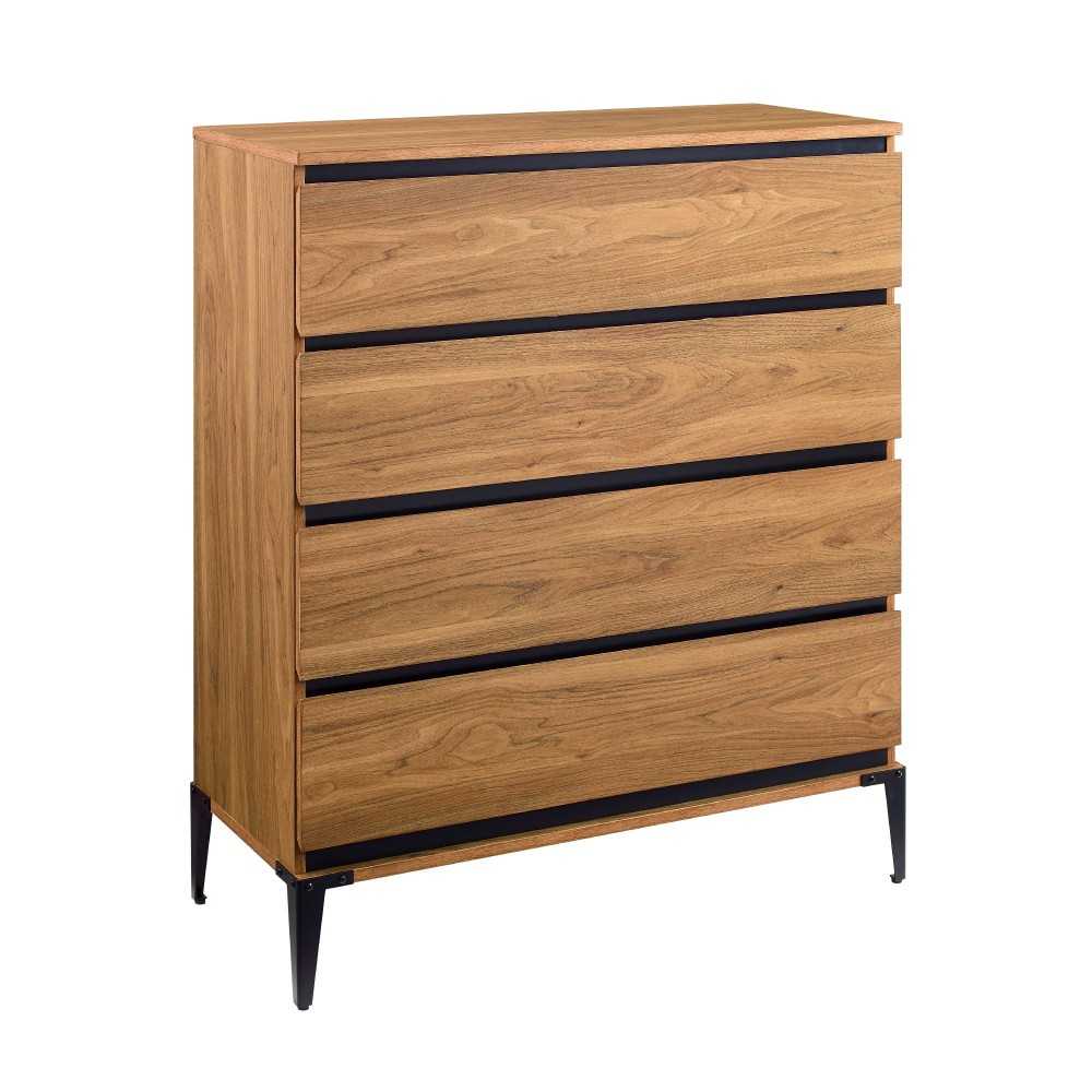 Elroy 36" Urban 4 Drawer Chest - English Oak