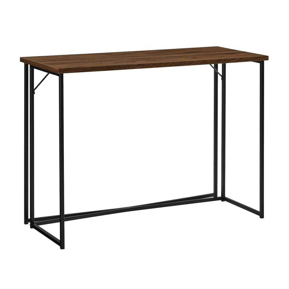 Luxe 42" Y-Leg Writing Desk - Dark Walnut