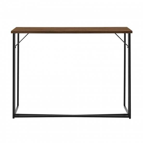 Luxe 42" Y-Leg Writing Desk - Dark Walnut