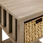 3 Piece Mission Storage Coffee Table and Side Tables - Driftwood