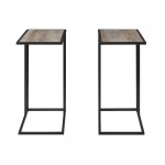 Modern End C Table - Grey Wash
