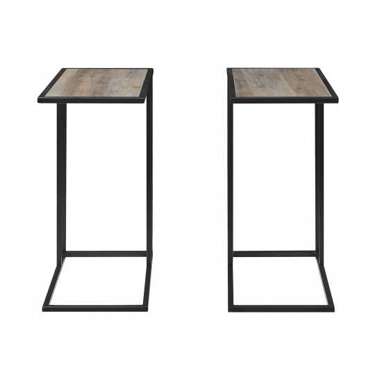 Modern End C Table - Grey Wash