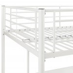 Premium Metal Full Size Loft Bed - White