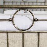 Antiqua Metal Pipe Queen Size Bed - Bronze
