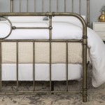 Antiqua Metal Pipe Queen Size Bed - Bronze