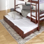 Solid Wood Twin Trundle Bed - Espresso