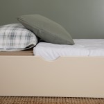 Solid Wood Twin Trundle Bed - White