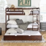 Solid Wood Twin over Twin Bunk Bed and Storage/Trundle Bed - Espresso