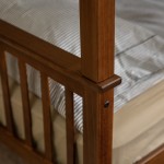 Solid Wood Twin over Twin Mission Design Bunk Bed - Walnut