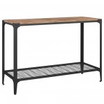 Angle Iron 44" Rustic Entryway Table - Barnwood