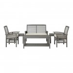 Outdoor Chat Set - Grey Wash, OGWLSCH6GW