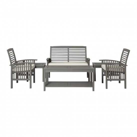 Outdoor Chat Set - Grey Wash, OGWLSCH6GW
