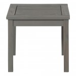 20" Simple Outdoor Side Table - Grey Wash