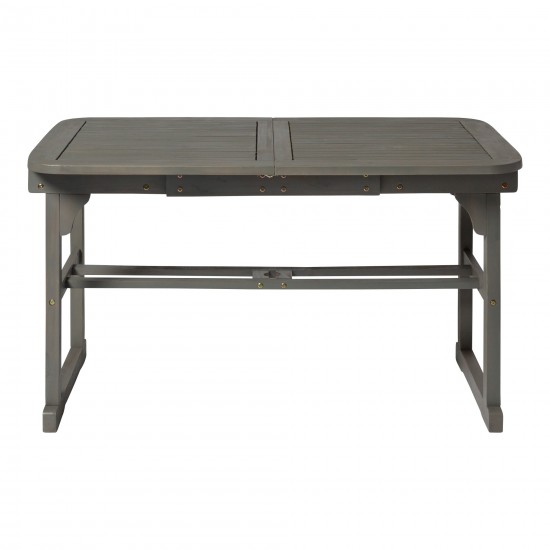 Extendable Outdoor Dining Table - Grey Wash