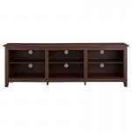 Essential 70" Rustic Wood TV Stand - Espresso