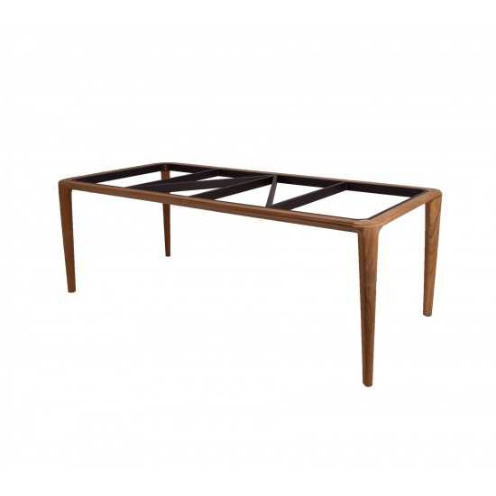 Cane-line Aspect dining table base, 82.7 x 39.4 in, 50802T