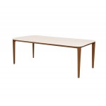 Cane-line Aspect dining table base, 82.7 x 39.4 in, 50802T