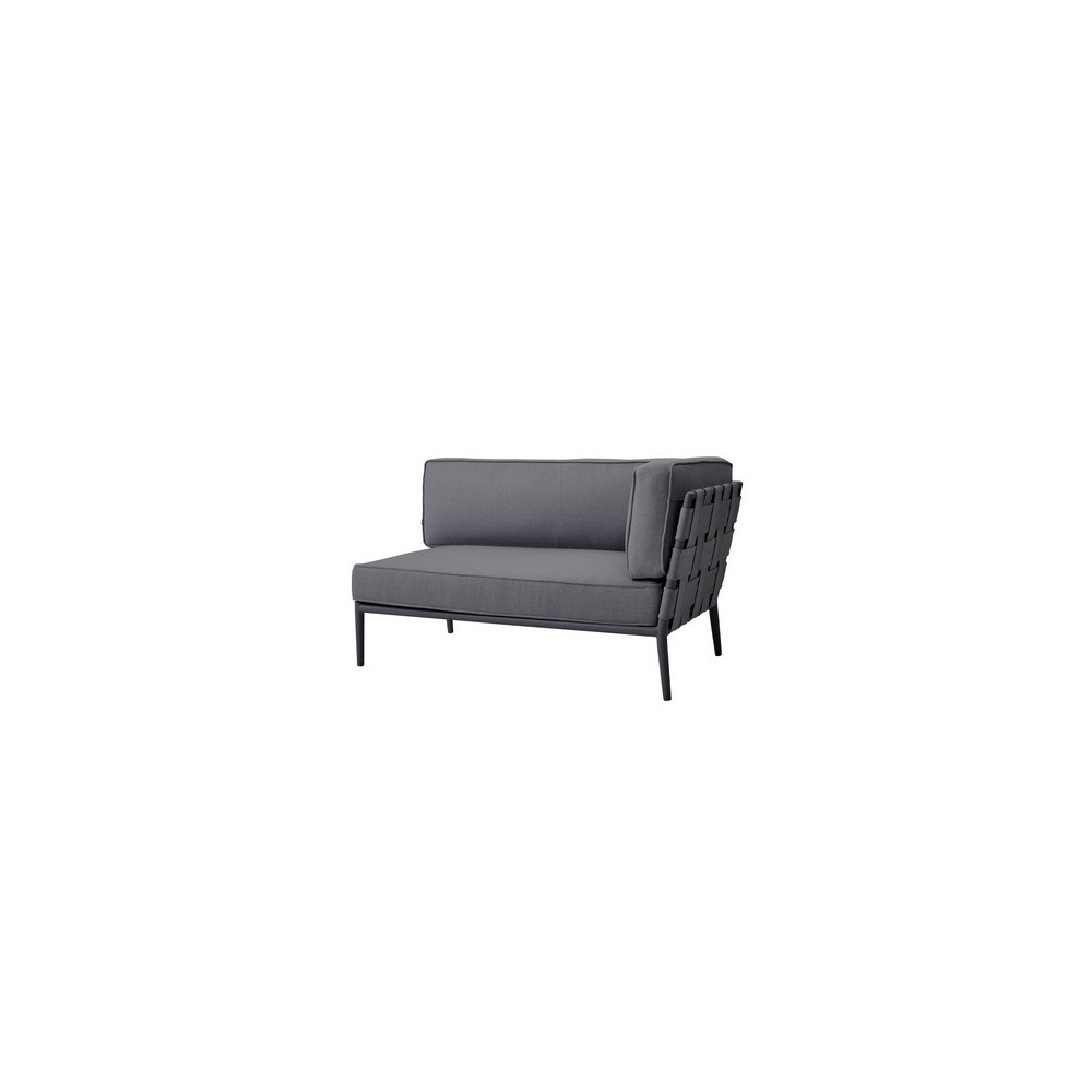 Cane-line Conic 2-seater sofa left module, 8533AITG