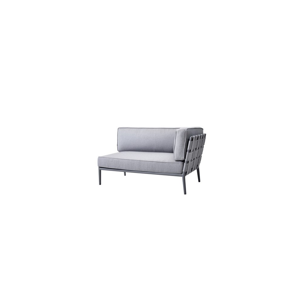 Cane-line Conic 2-seater sofa left module, 8533AITL