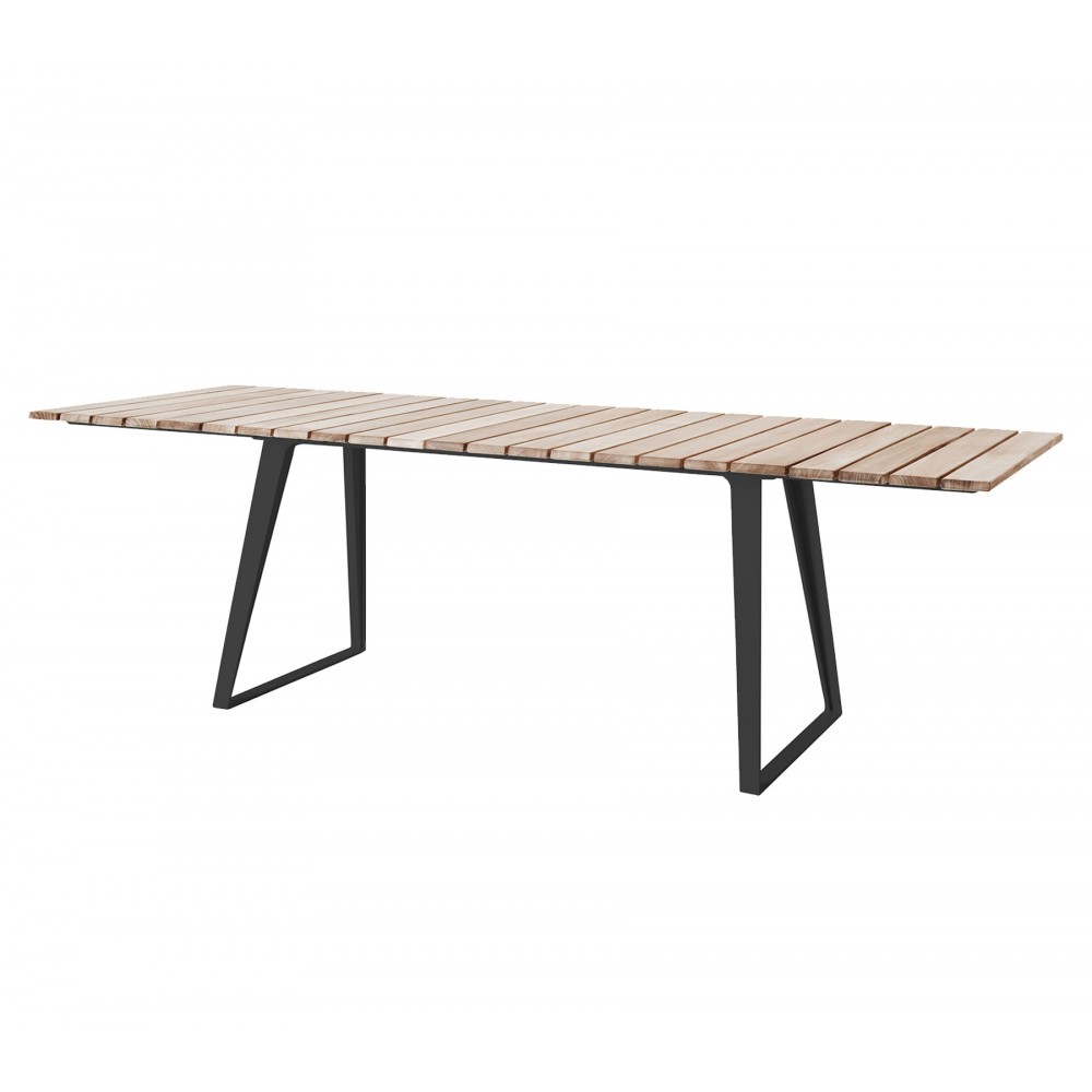 Cane-line Copenhagen dining table w/32.7 in extension, 11030TAL