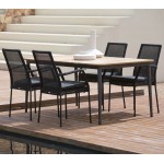 Cane-line Core dining table, 63 x 39.4 in, 5027ALT