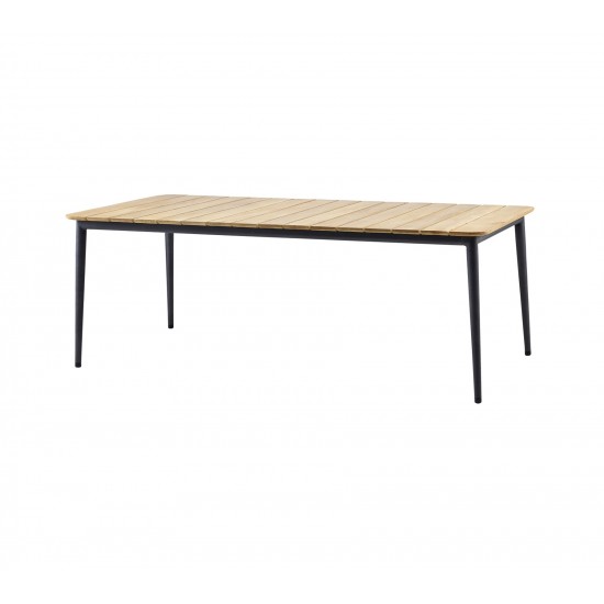 Cane-line Core dining table, 82.7 x 35.5 in, 50128ALT