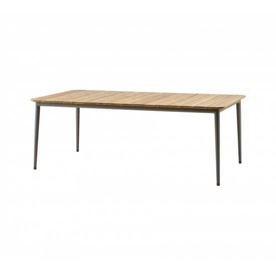 Cane-line Core dining table, 82.7 x 35.5 in, 50128ATT