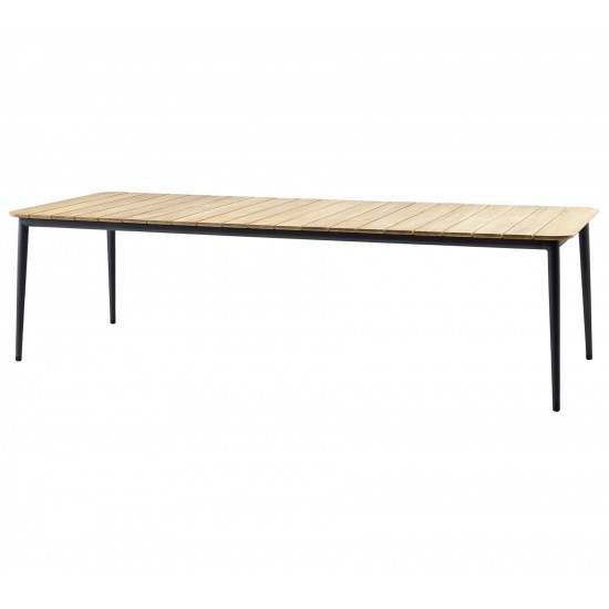 Cane-line Core dining table, 107.9 x 39.4 in, 5029ALT