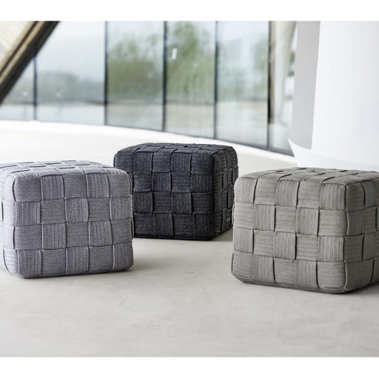 Cane-line Cube footstool, 8340RODG