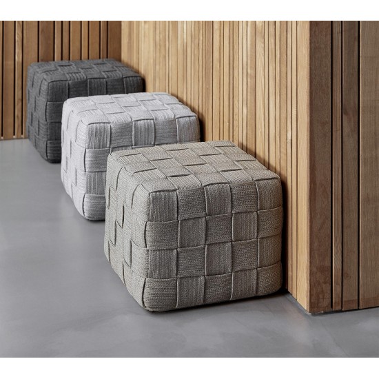 Cane-line Cube footstool, 8340ROLG