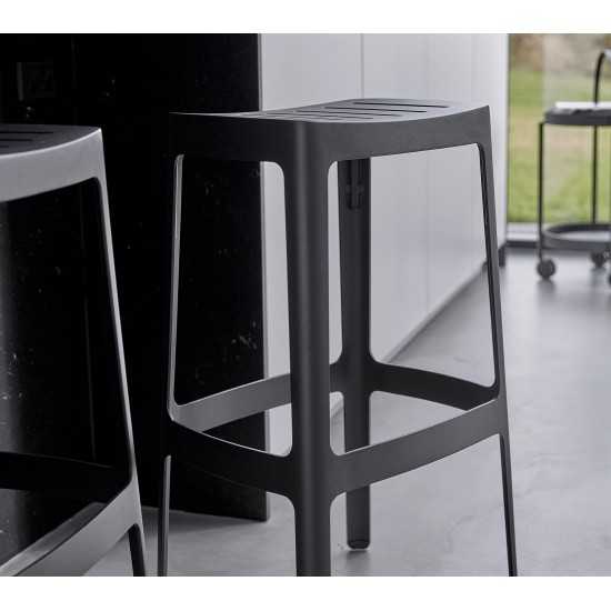 Cane-line Cut bar stool, stackable, 11402AS