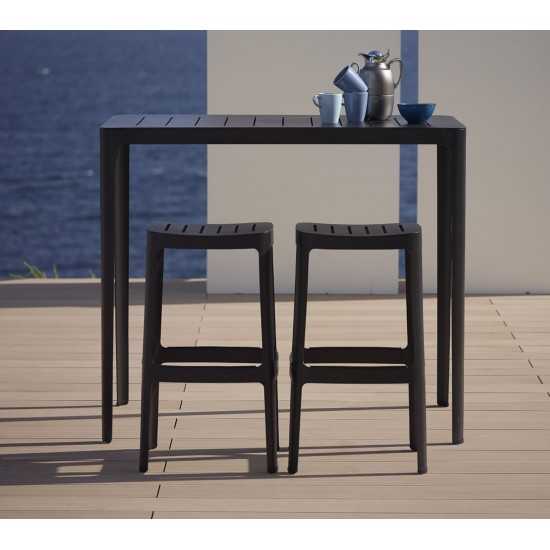 Cane-line Cut bar stool, stackable, 11402AS