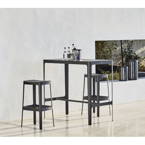 Cane-line Cut bar stool, stackable, 11402AS
