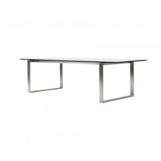 Cane-line Edge dining table base w/47.25 in extension, (WITHOUT TOP) 5032ST