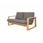 Cane-line Endless soft 2-seater sofa w/teak frame, 55503TAITG